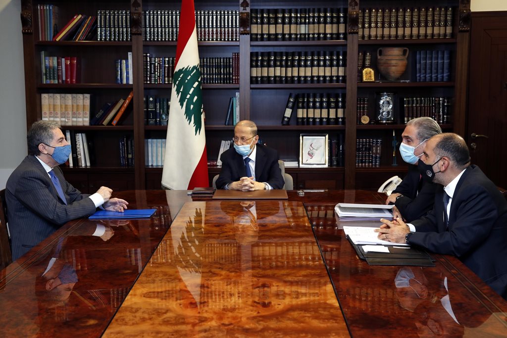 الرئيس عون استقبل وزير المال