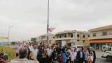 إعتصام لعائلات عناصر في الجيش اللبناني إحتجاجاً على تدني قيمة رواتب العسكريين وللمطالبة بحقوقهم في ظل الأزمة الإقتصادية الخانقة