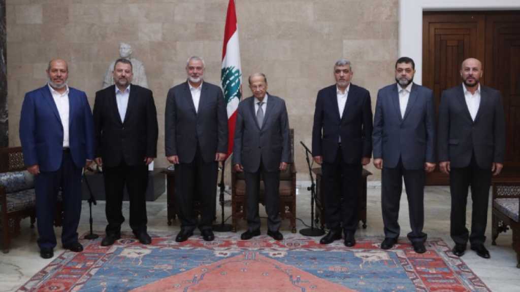 هنية من بعبدا؛ الشعب الفلسطيني يقيم في لبنان كضهنية من بعبدا؛ الشعب الفلسطيني يقيم في لبنان كضيف والمخيمات ستكون دائماً عنصر استقراريف والمخيمات ستكون دائماً عنصر استقرار