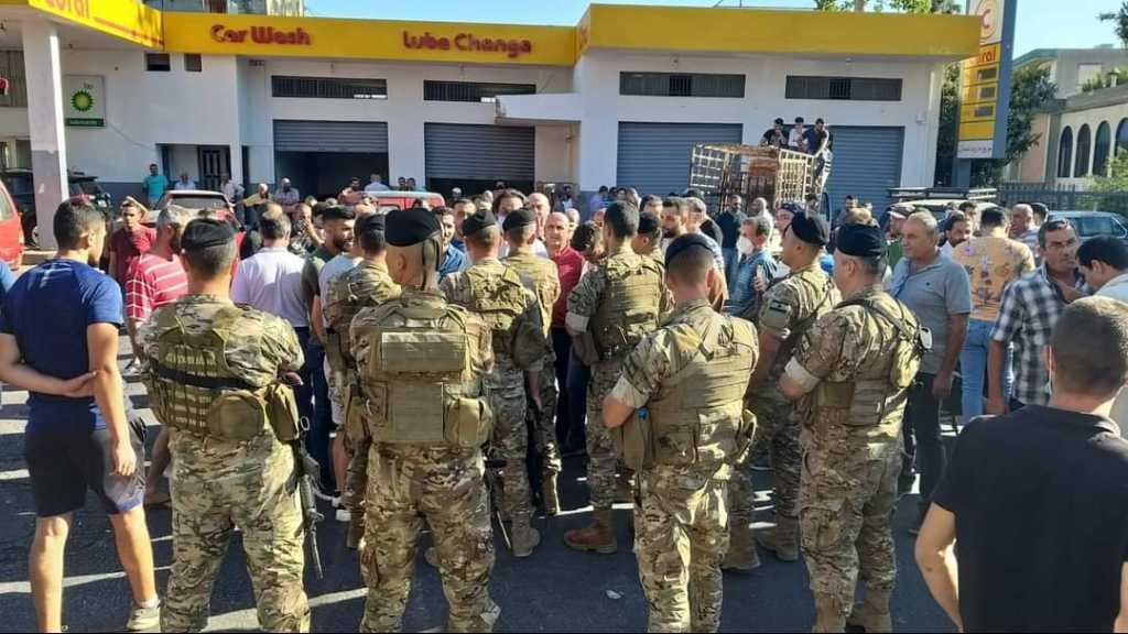 استمرار الاعتصام في داريا  بحضور عناصر الجيش