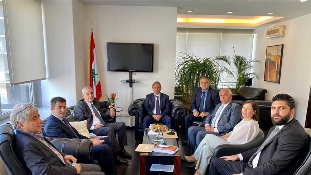 الوزير شرف الدين استقبل رئيس وأعضاء الصندوق المركزي للمهجّرين