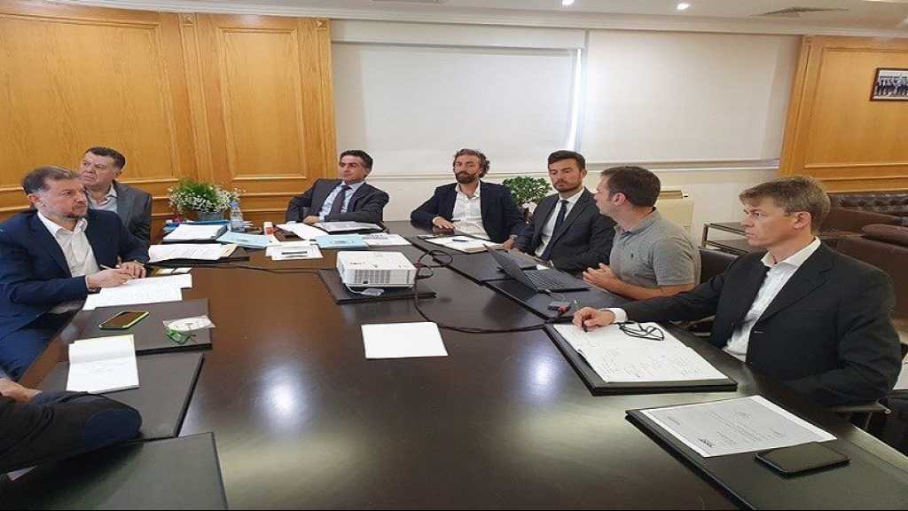 حميه اطلع من مجموعة فرنسية على دراسة لتدوير انقاض مرفأ بيروت