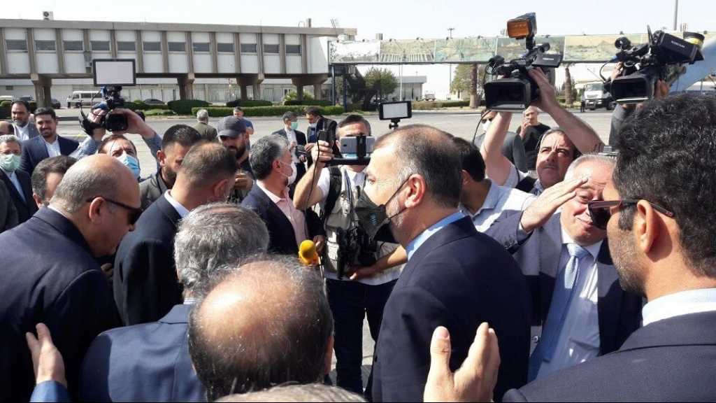 المقداد خلال استقباله عبد اللهيان: سورية تدين الممارسات الأمريكية ضد إيران