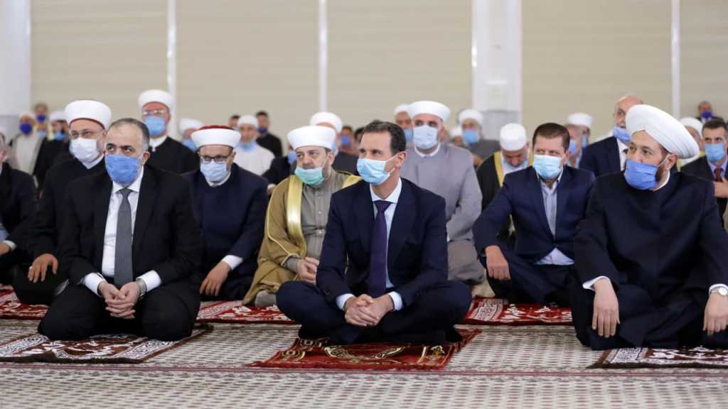 الرئيس الأسد يشارك في الاحتفال الديني بذكرى المولد النبوي الشريف