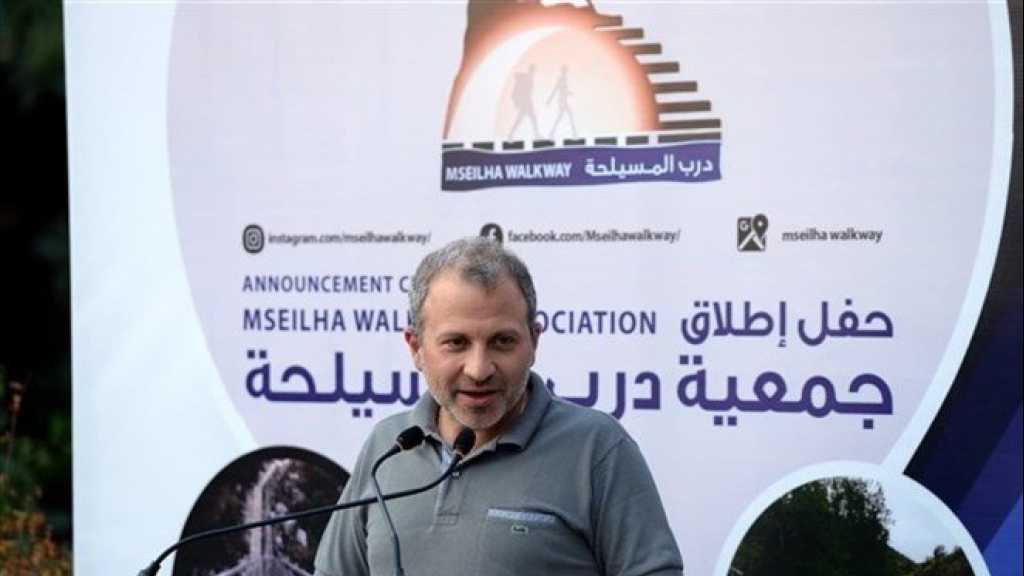 باسيل: كلنا أمل أن نحتفل قريبا بانتهاء العمل بسد المسيلحة وسد بلعا وفي كل المشاريع التي تحمل الخير