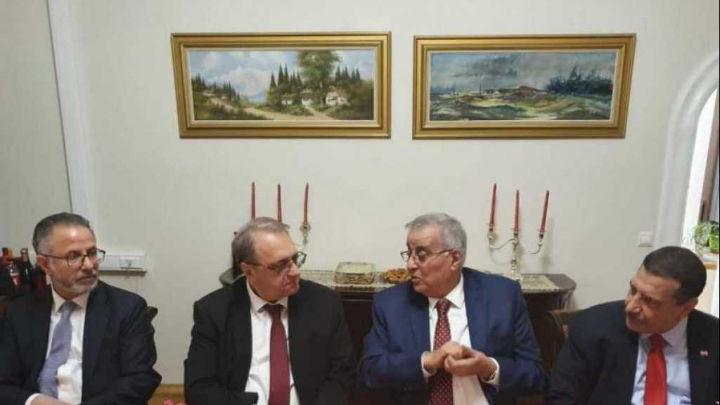 عشاء في السفارة اللبنانية – موسكو يجمع بو حبيب وبوغدانوف وسفراء عرب