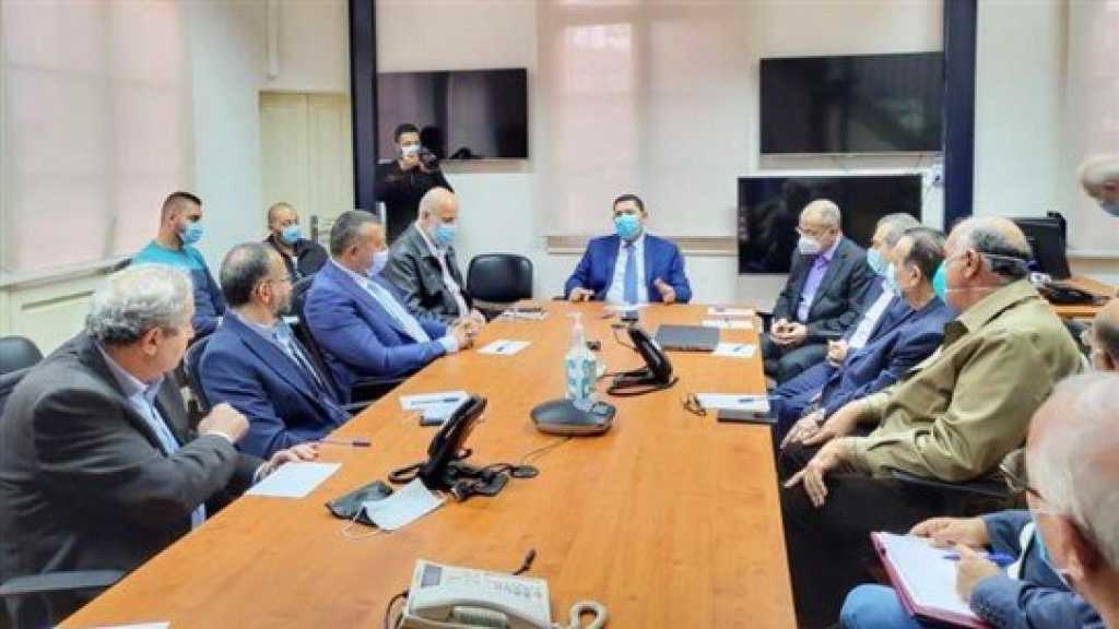 محافظ جبل لبنان يلتقي المكاوي في بعبدا