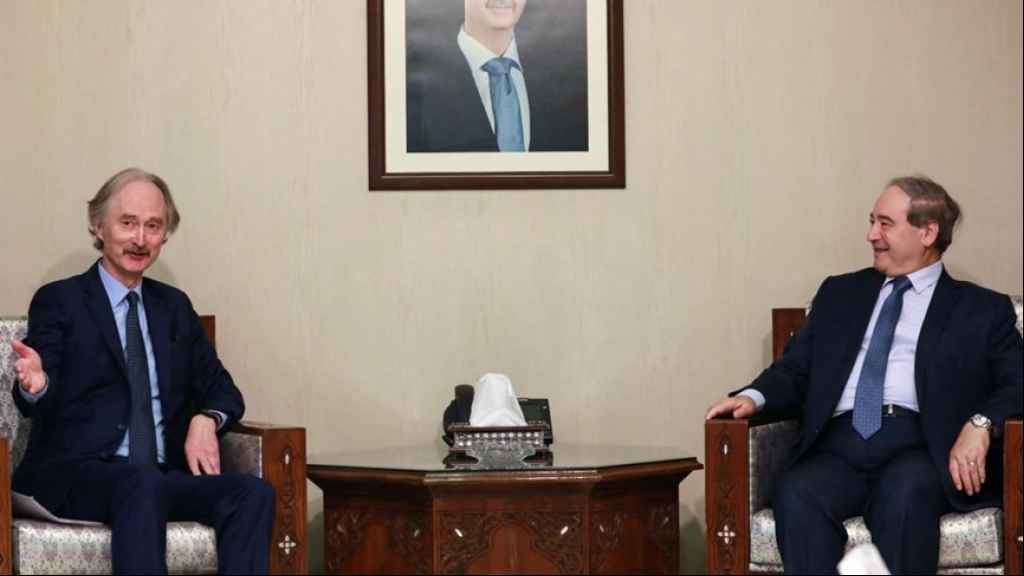 بيدرسون من دمشق: هناك إمكانية لإحراز تقدّم في العمليّة السياسيّة