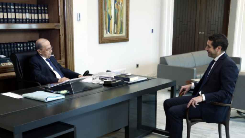الرئيس عون استقبل النائب معلوف