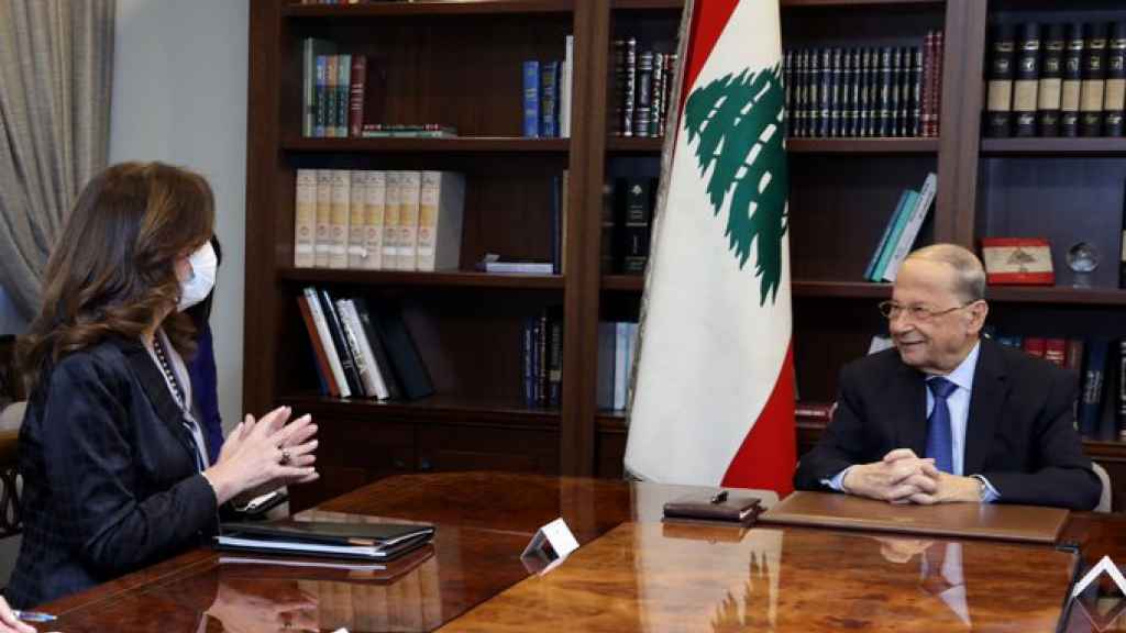 الرئيس عون عرض مع السفيرة الاميركية التطورات السياسية الاخيرة