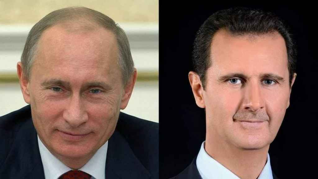 الرئيس الأسد للرئيس بوتين: ما يحصل هو تصحيحٌ للتاريخ وإعادةٌ للتوازن إلى العالم