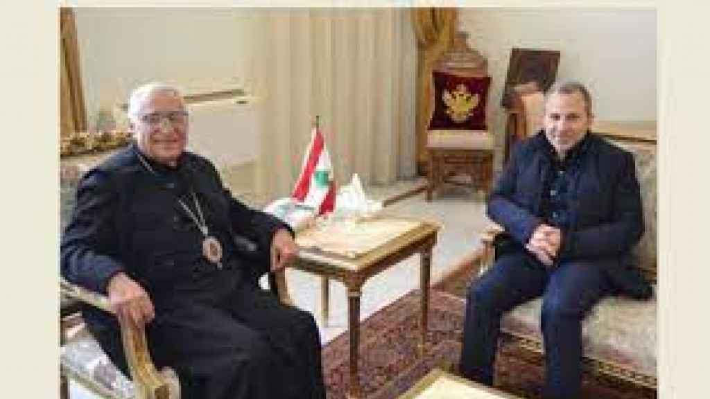 باسيل بعد لقائه العبسي: صخرة نستمد منها القوة