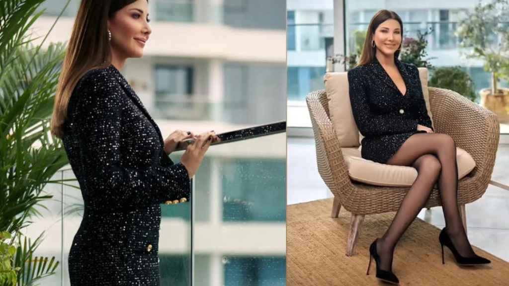 بفستان أسود قصير نانسي عجرم تخطف الأنظار..