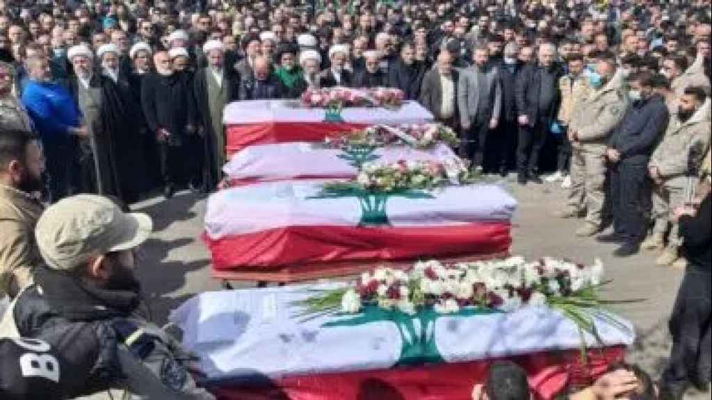 بالفيديو- تشييع ضحايا جريمة أنصار المروعة.. !