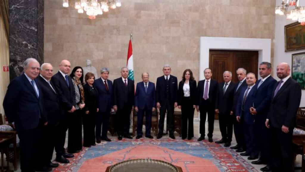 الرئيس عون استقبل المجلس التنفيذي الجديد للرابطة المارونية وتلقى برقية تهنئة بحلول شهر رمضان المبارك من العاهل الأردني