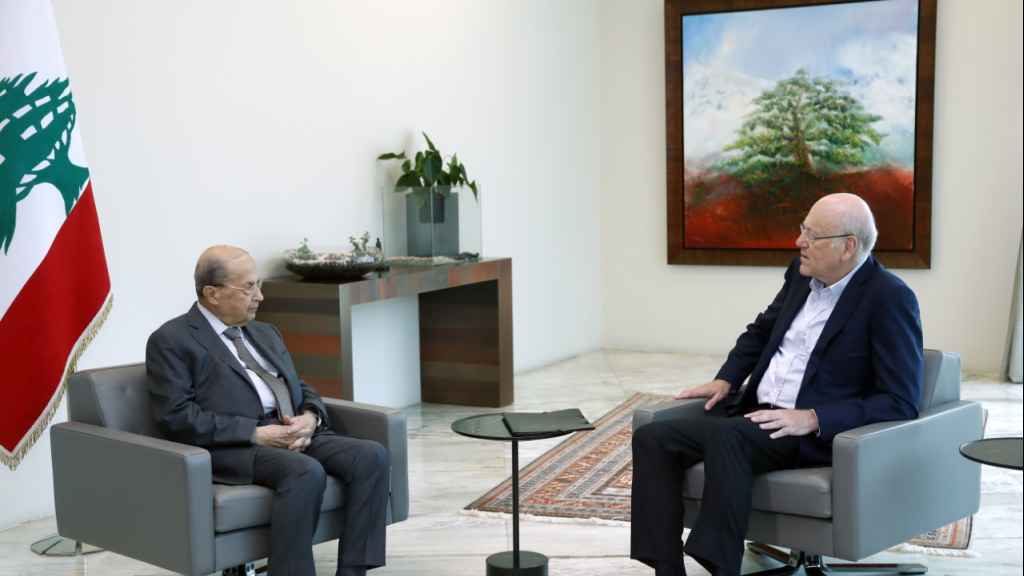 بعد التطورات البحرية… هذا ما اتفق عليه عون وميقاتي