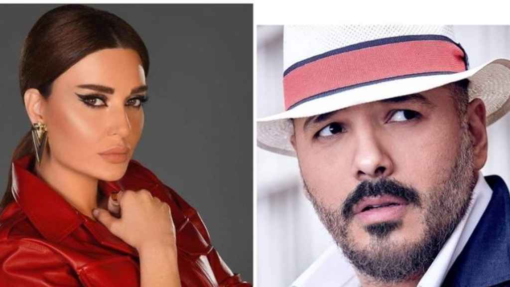 (بالفيديو) : سيرين عبد النور ورامي عياش يغنيان معاً في الكواليس