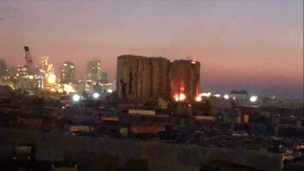 وزير الأشغال علي حمية: مبنى الاهراءات انحنى بعد الساعة السابعة بمعدل ١٠٠ ملم خلال ٩ دقائق فقط