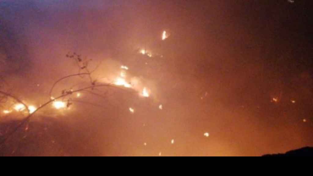 حريق كبير في ميرنا الشالوحي