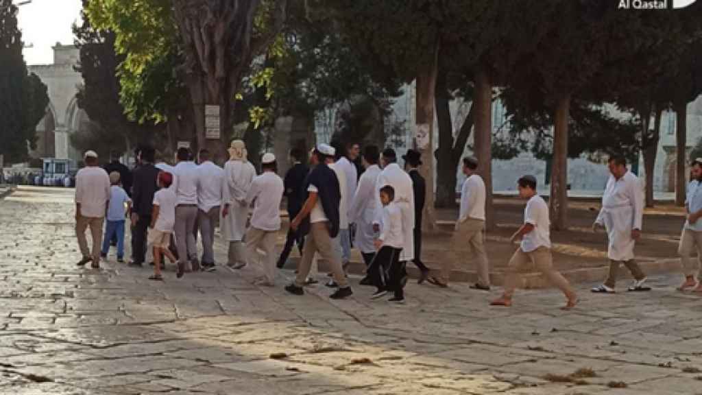 بالفيديو | بعد تطويق القدس.. مستوطنون يقتحمون الأقصى على شكل مجموعات