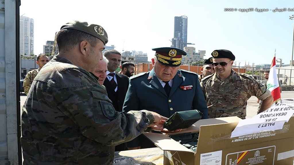 هبة إسبانية الى الجيش اللبناني