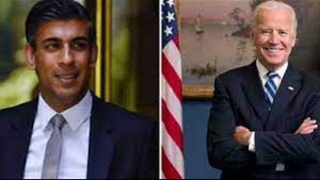 في أول مكالمة بينهما: بايدن وسوناك يتفقان على دعم أوكرانيا