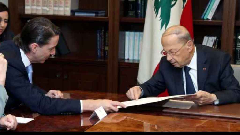 الرئيس عون تسلم من هوكشتاين الرسالة الأميركية الرسمية في ما يتعلق بترسيم الحدود البحرية الجنوبية