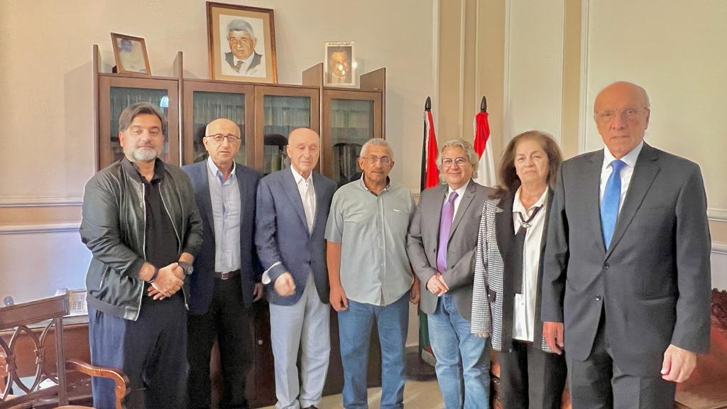سعد استقبل البدوي وبحث في القضايا الوطنية