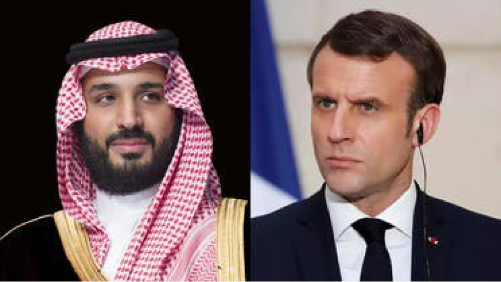 ولي العهد السعودي وماكرون يبحثان الأخطار التي تهدد استقرار المنطقة