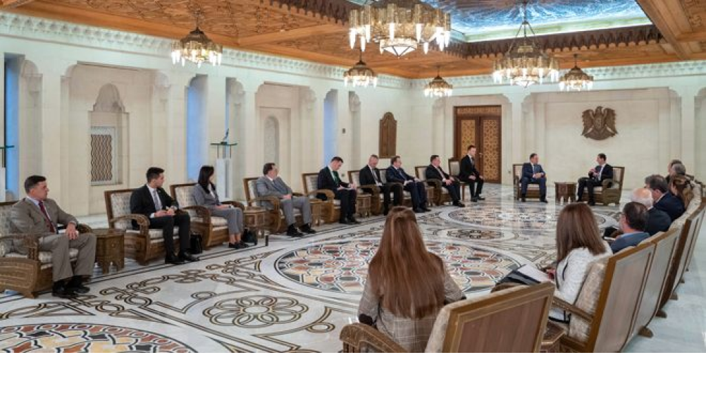 الأسد تلقى رسالة من لوكاشنكو حول تطوير التعاون المشترك