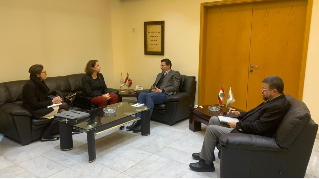 وزير الزراعة يستقبل ممثلة برنامج الأمم المتحدة الإنمائي في لبنان 