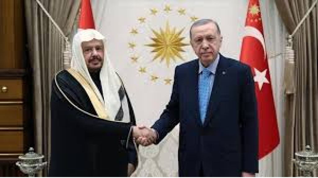بعيداً عن وسائل الإعلام.. أردوغان يلتقي رئيس مجلس الشورى السعودي