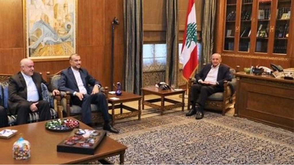بري عرض مع عبد اللهيان الاوضاع في لبنان والمنطقة وتلقى من المالكي برقية تعزية بالرئيس الحسيني