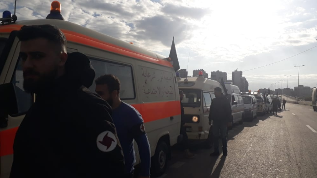 “القومي” أرسل قافلة مساعدات الى حلب واللاذقية