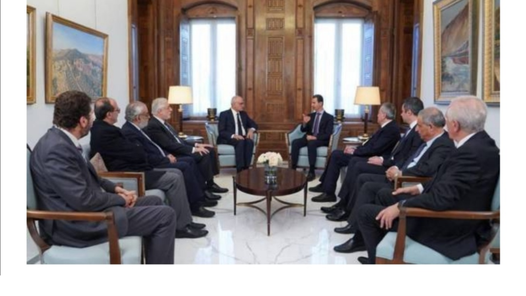 الأسد خلال لقائه الوفد البرلماني اللبناني: سوريا تقدر ما أظهره لبنان رسمياً وشعبياً