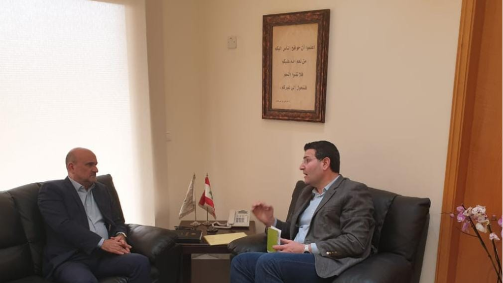 وزير الزراعة يستقبل النائب أبي رميا  