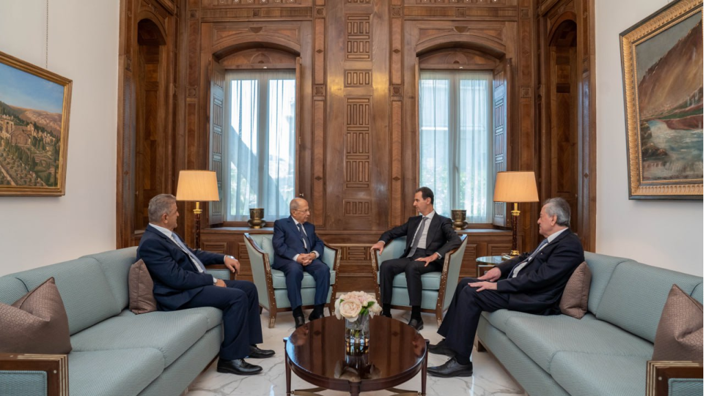 الرئيس عون من سوريا: متمسكون بالوحدة الوطنية رغم كل التشويش