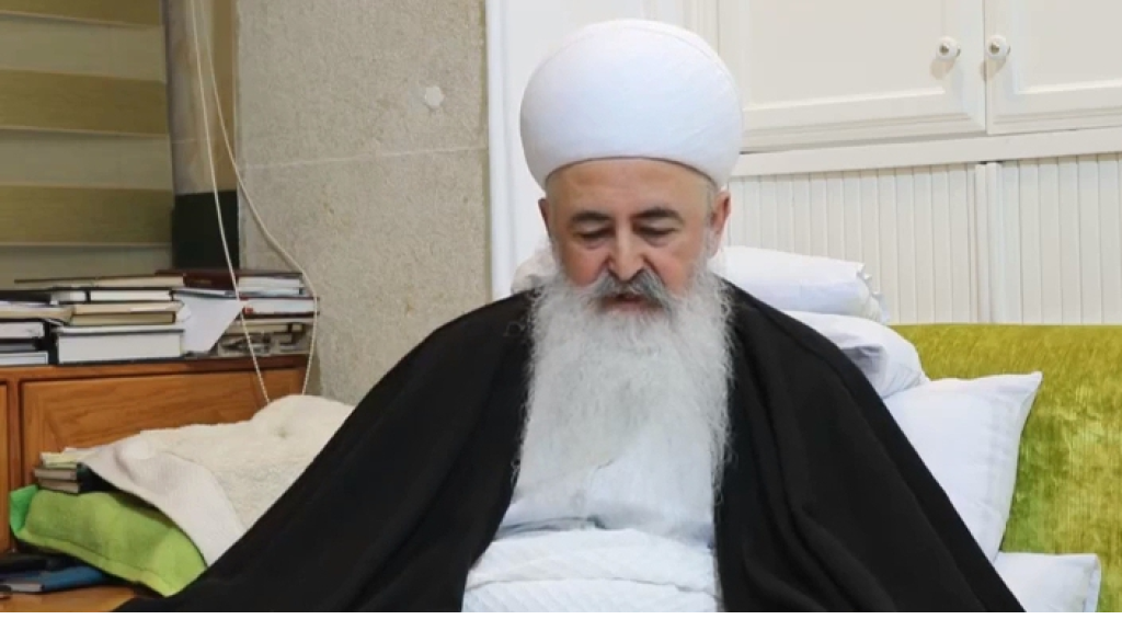 المرجع الروحي لطائفة الموحدين الدروز الشيخ أبو يوسف أمين الصايغ: نحن طائفة لا تخطئ في تقييم دور وقيم الآخرين