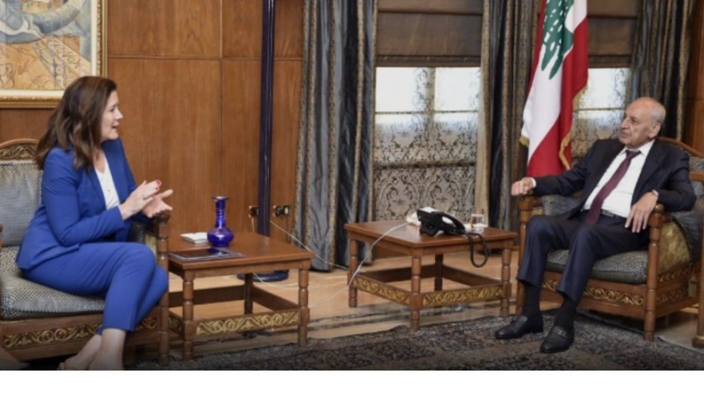 بري عرض الاوضاع العامة مع شيا وبوحبيب