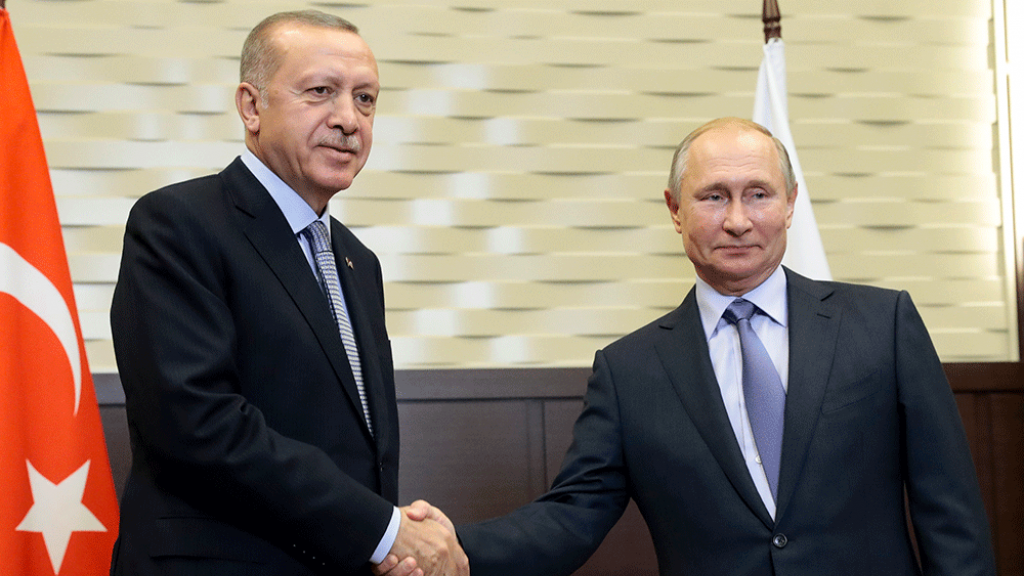 أردوغان لبوتين: لتجنّب التصعيد في البحر الأسود