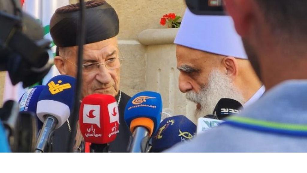 الراعي يبدأ جولته في الجبل: لبنان بحاجة الى وحدة
