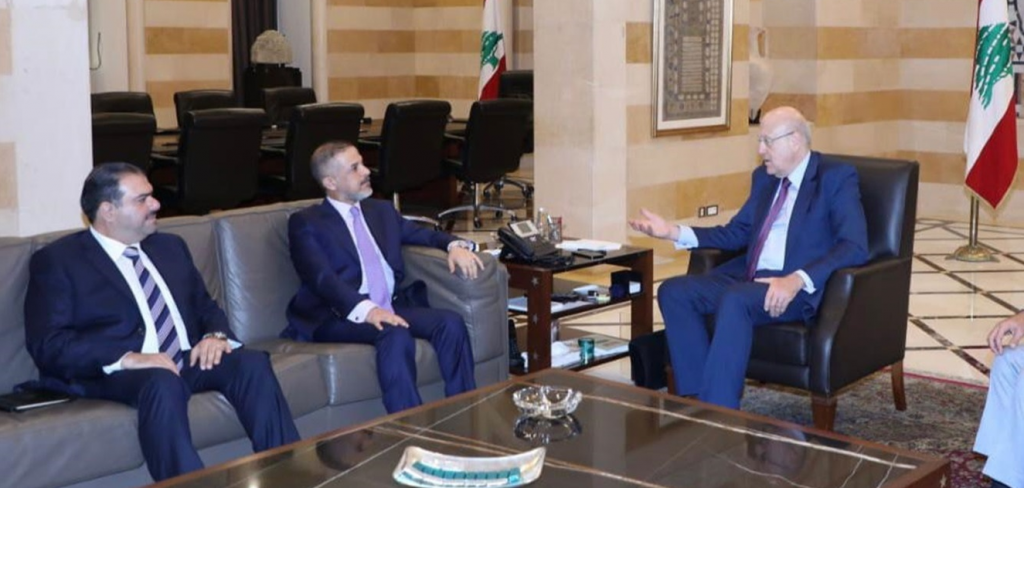 رسالة دعم عراقية جديدة للبنان تلقاها ميقاتي .. وموفد قطري لاستكمال مساعي اللجنة الخماسية