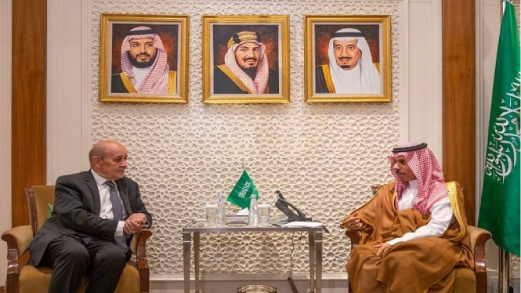 وزير الخارجية السعودي يستقبل لودريان.. والملف اللبناني على الطاولة