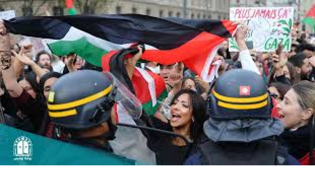 الآلاف يتظاهرون دعماً لفلسطين في باريس
