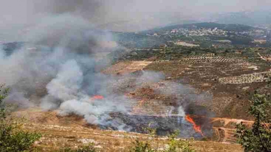 بالفيديو - غارات وقصف مدفعي إسرائيلي على  جل العلام - الناقورة
