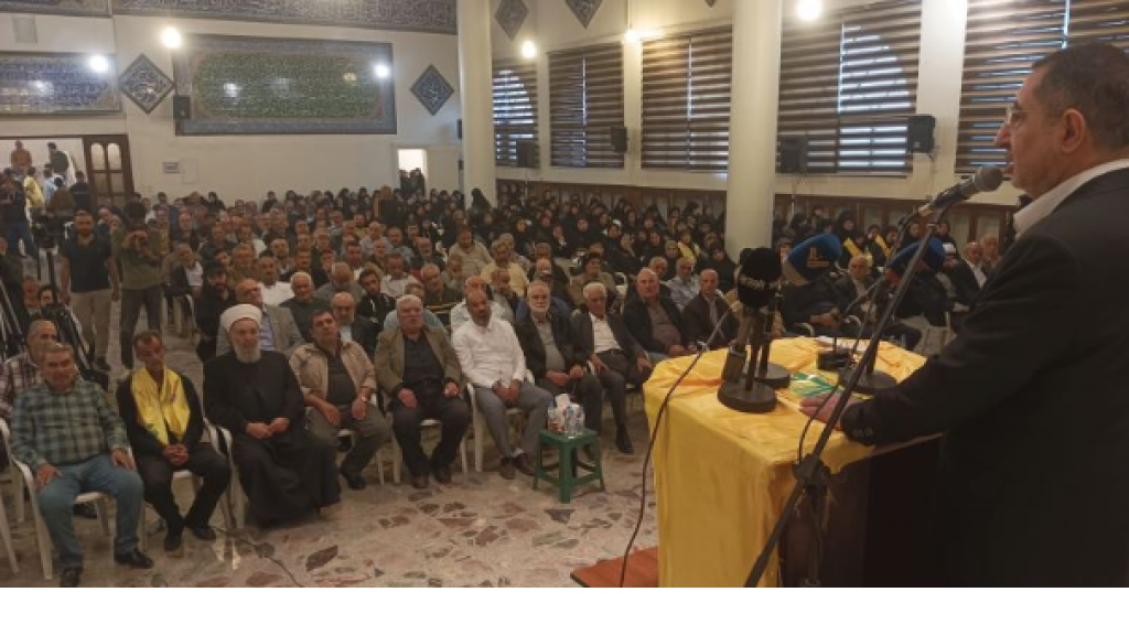 الحاج حسن: المعركة التي تجري اليوم في غزة هي معركة كل الأمة