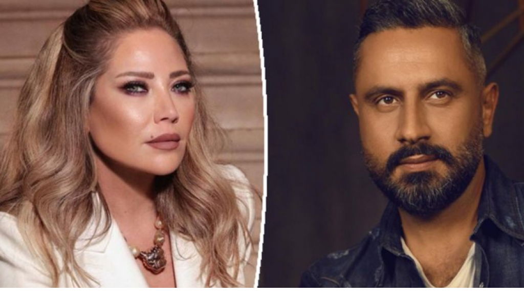بالصور- قبلة حميمة تجمع سلافة معمار وقيس الشيخ نجيب.. وتحدث ضجة واسعة