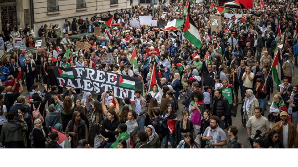 مظاهرات في هولندا وفرنسا وسويسرا تنديداً بمجازر الاحتلال الإسرائيلي في غزة