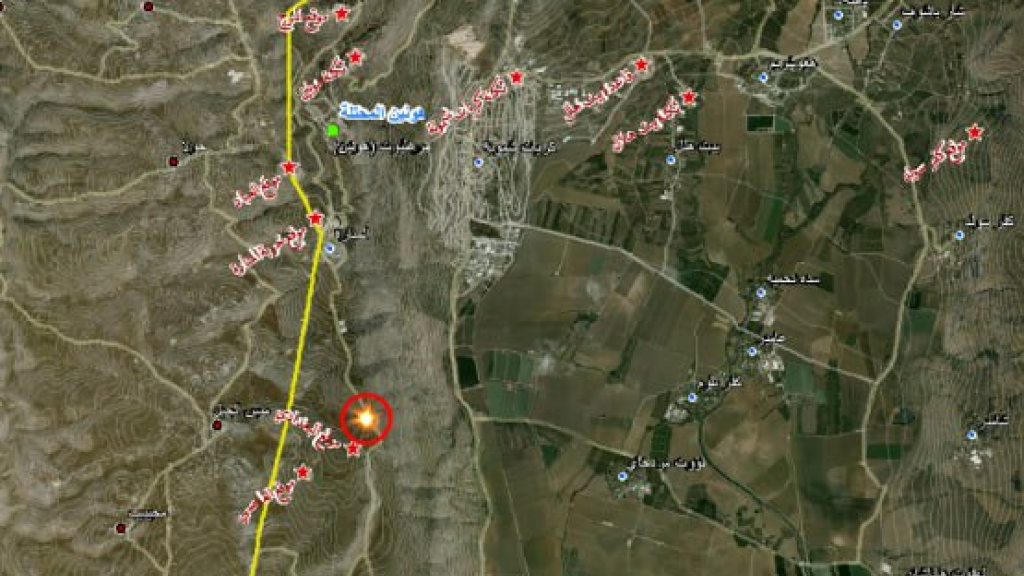 بيان: استهداف تجمّع مشاة إسرائيلي في مثلث الطيحات 