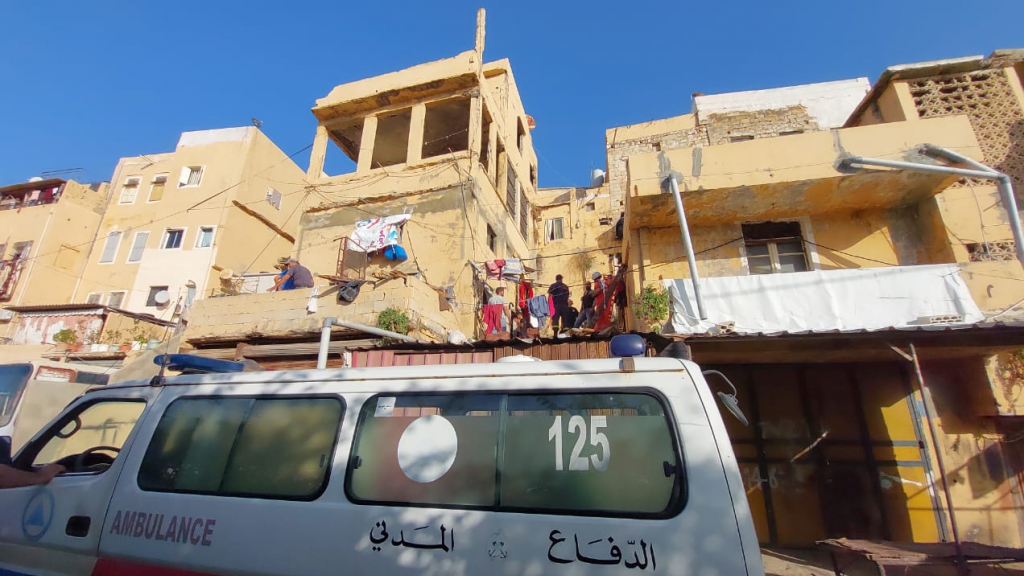 قتيل في سقوط أسقف مبنى في صيدا القديمة